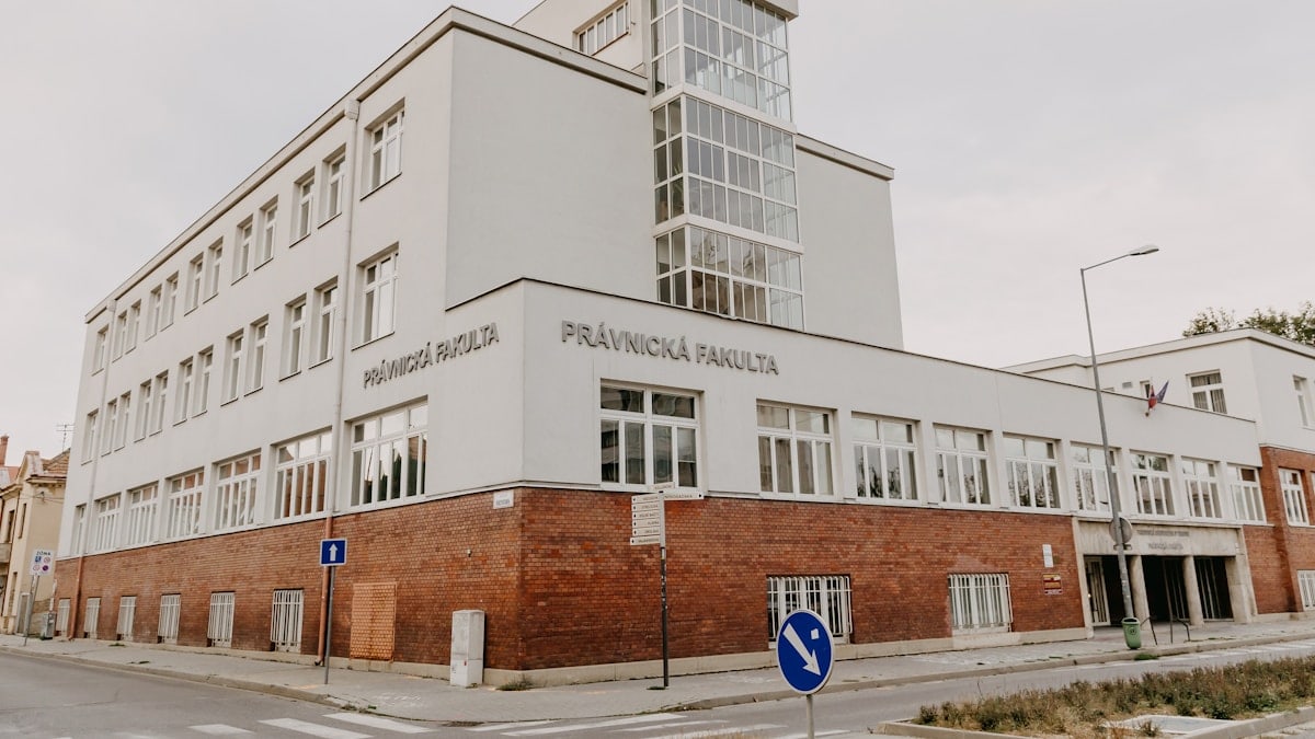 The building of the Faculty of Law of the Trnava University in Trnava.